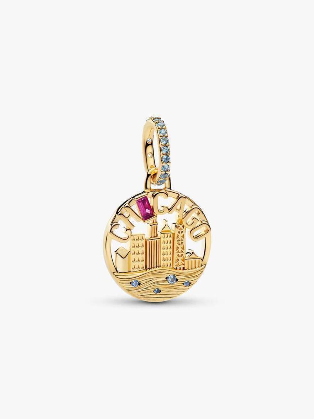 Pandora Chicago Skyline Dangle Charm